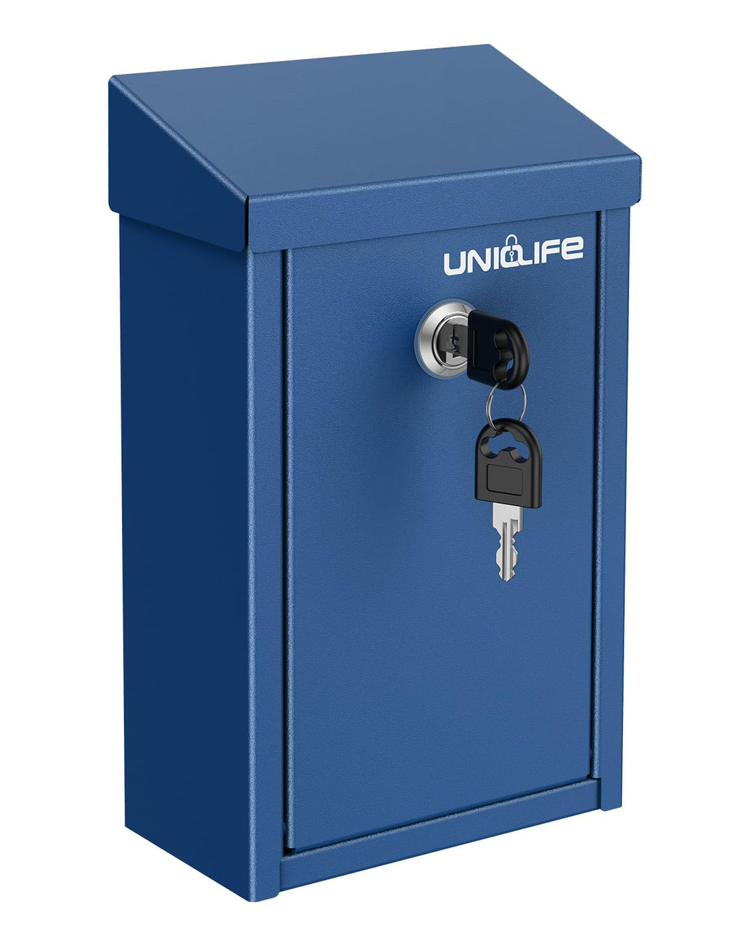 Uniclife Schlüsselbox für Aussenbereich Metall Spendenbox mit Zahlenschloss Sicherer Briefkasten mit