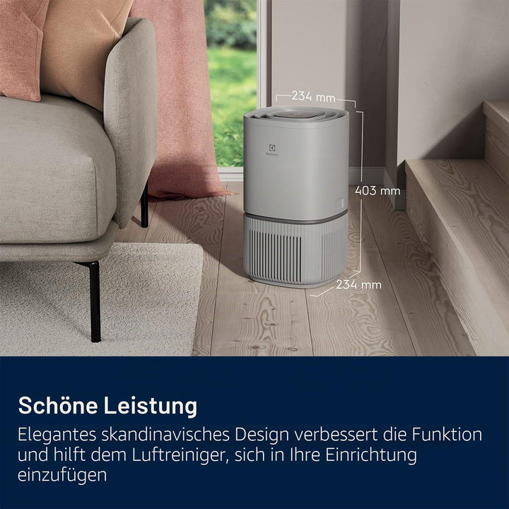 Electrolux Pure 500 Luftreiniger Modell EPO50371UG, Wi-Fi, 3.5 kg, leise um 20 dB, reinigt die Luft
