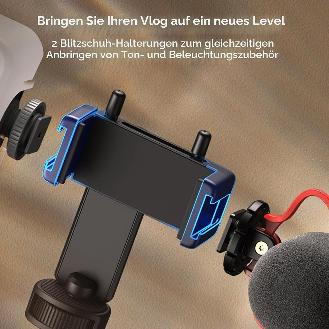 SMALLRIG VK-50 Vlogging Kit für iPhone, Content Creator Kit für YouTube und TikTok Starter, Videoauf