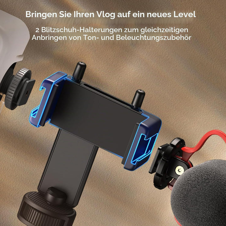 SMALLRIG VK-50 Vlogging Kit für iPhone, Content Creator Kit für YouTube und TikTok Starter, Videoauf