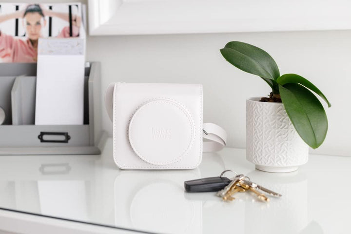 INSTAX SQ1 Camera CASE Chalk White Weiss Einzelbett, Weiss Einzelbett