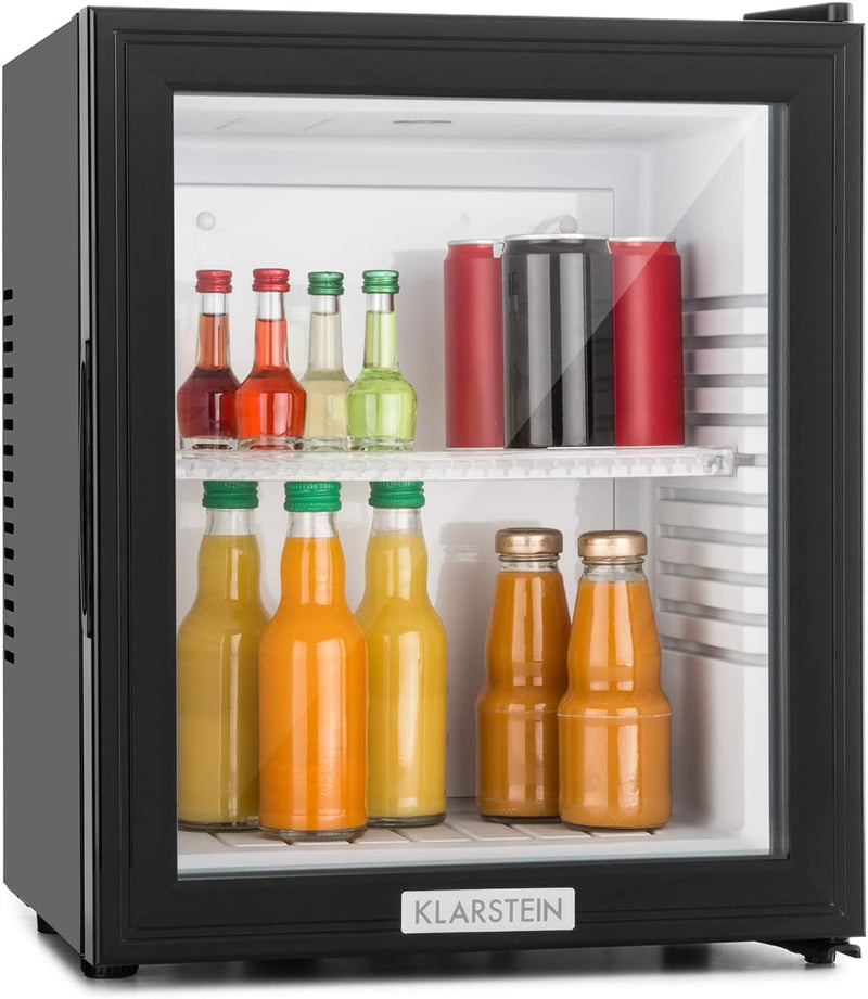 Klarstein Brooklyn Kühlschrank, Mini-Kühlschrank für Zimmer & Büro, Kleiner Kühlschrank für Getränke