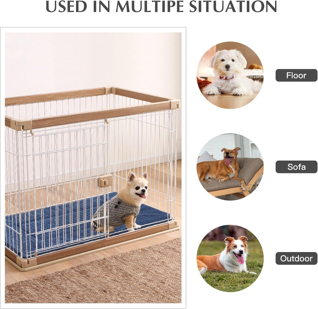 BVAGSS Orthopädisches Hundebett, Waschbar Hundekissen flauschig Hundematte, Umkehrbar Weiche und War