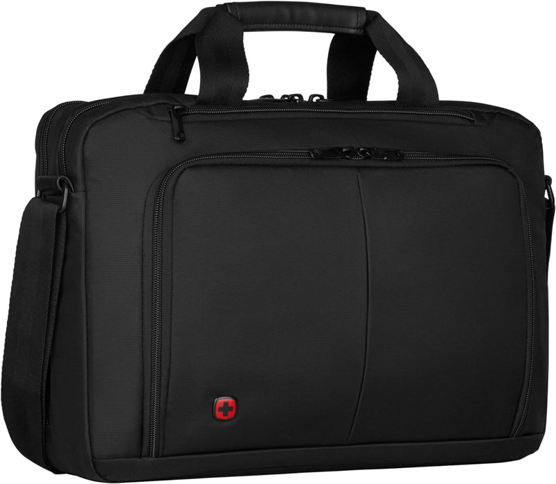 WENGER Source 16 Laptop-Tasche zum Umhängen, Notebook bis 16 Zoll, Tabletfach bis 10 Zoll, Aktentasc