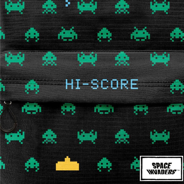 Space Invaders Army-ECO Rucksack 2.0, Schwarz