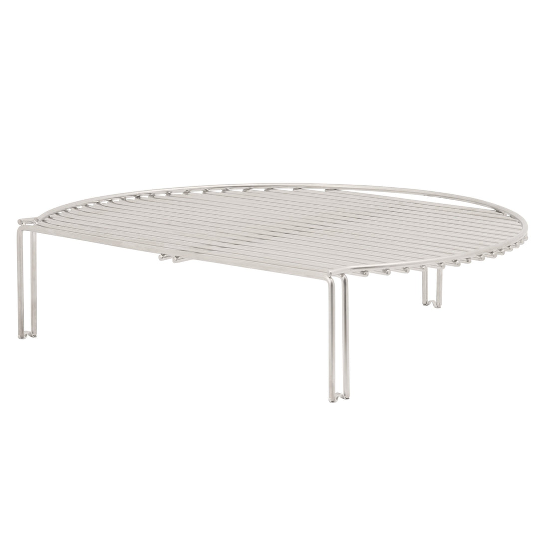 BBQ-Toro Edelstahl Warmhalterost rund | 40 x 33 x 10 cm | passend für Ø 57 cm Kugelgrill und Kamado