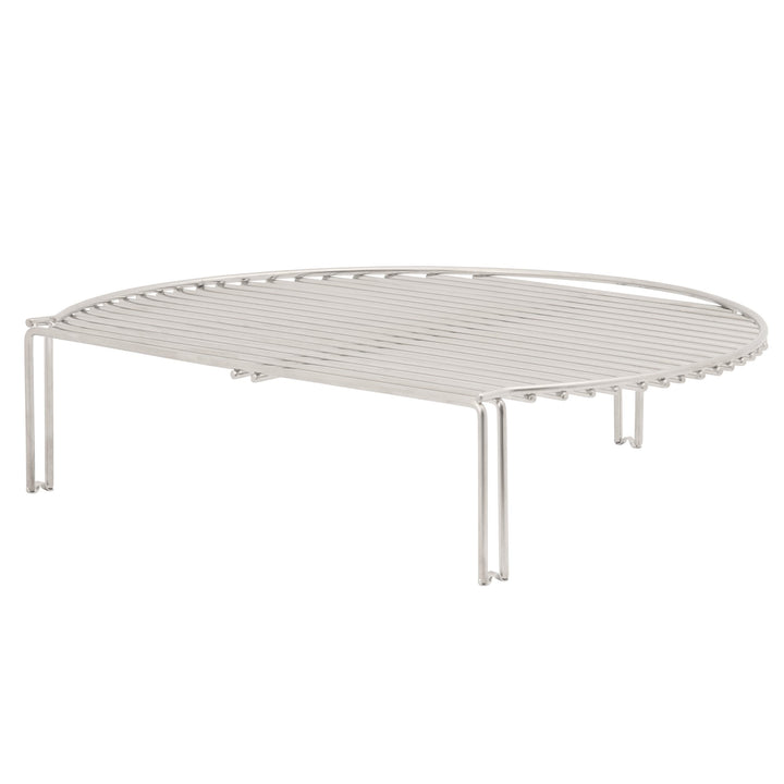 BBQ-Toro Edelstahl Warmhalterost rund | 40 x 33 x 10 cm | passend für Ø 57 cm Kugelgrill und Kamado