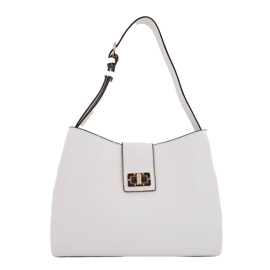 Geox Damen D Solangy Bag Weiss, Weiss