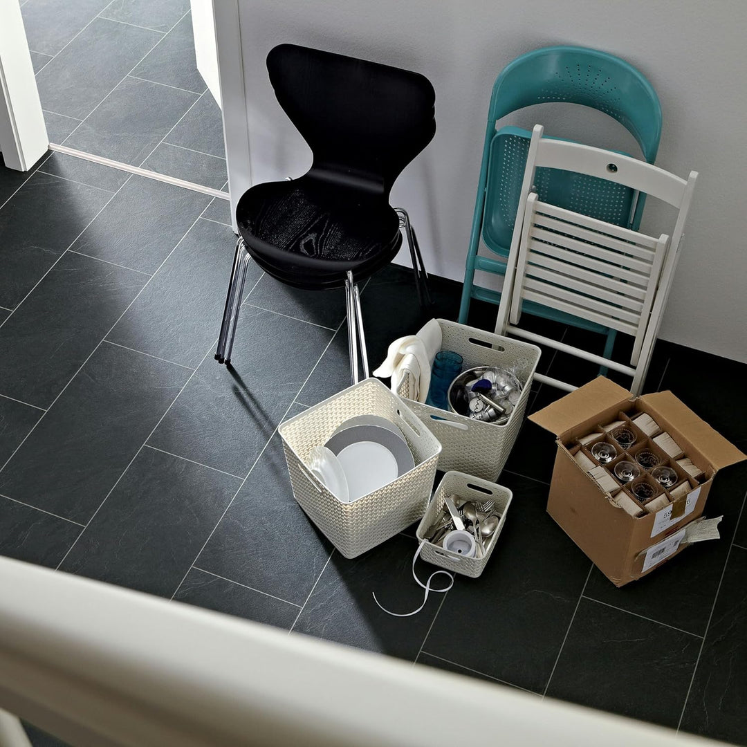 Meister Laminatboden MeisterDesign. Laminate LB 150 857 x 398 x 8 mm 06137 Schiefer anthrazit Steinp