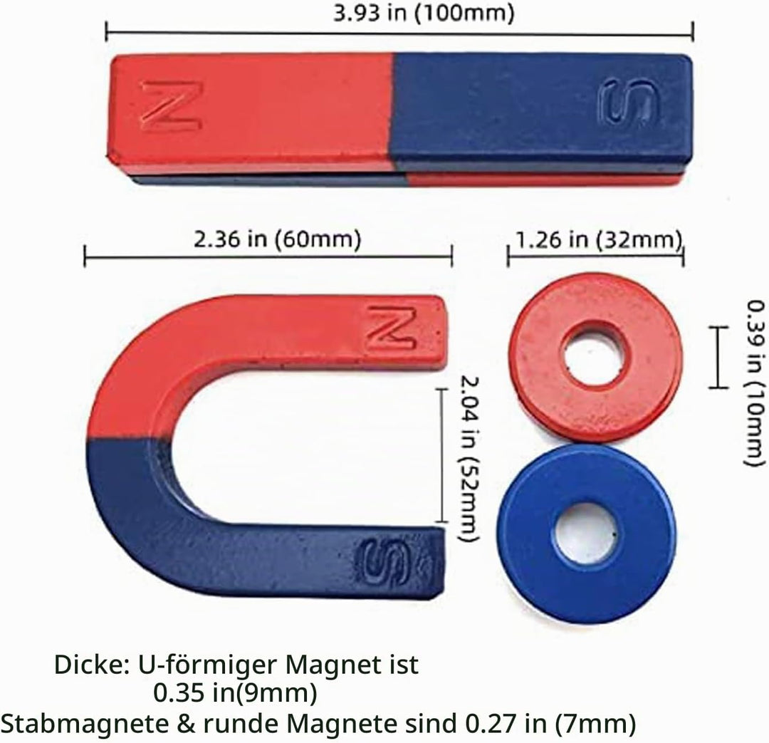 Magnete für Kinder Klassenzimmer Studenten Bildung Wissenschaft Experiment Kind Magnete Kit Set eins