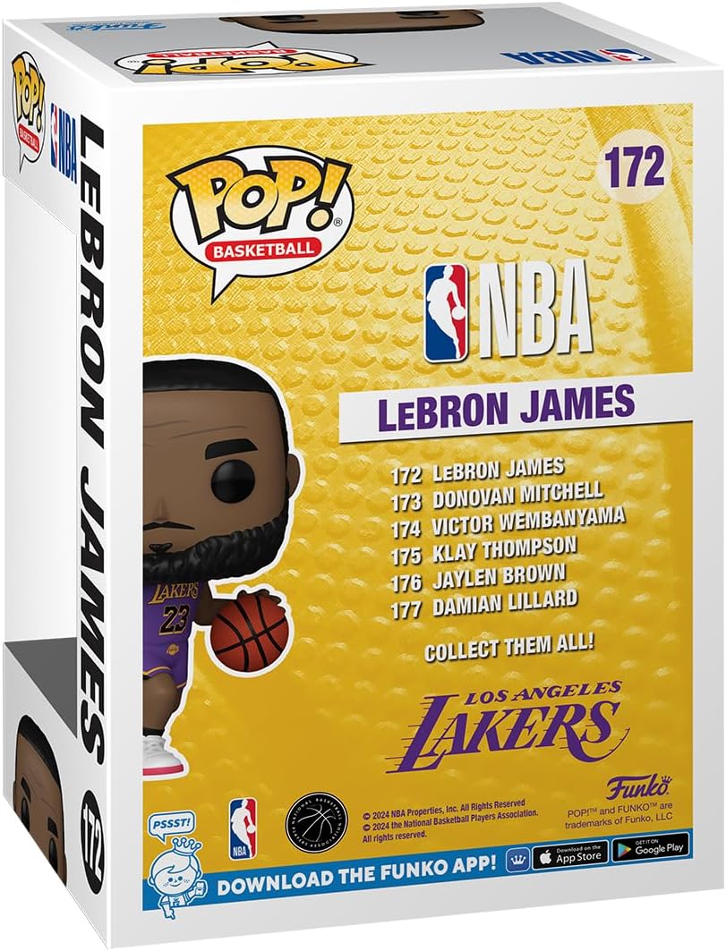 Funko POP! NBA: Lakers - Lebron James - Vinyl-Sammelfigur - Geschenkidee - Offizielle Handelswaren -