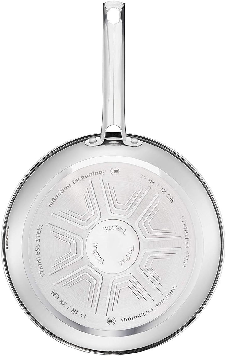 Tefal Duetto Pfanne A70404 | 24 cm | sichere Antihaftversiegelung | Temperaturindikator Thermo-Spot