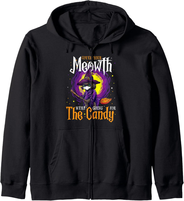 Halloween Katze Kapuzenjacke