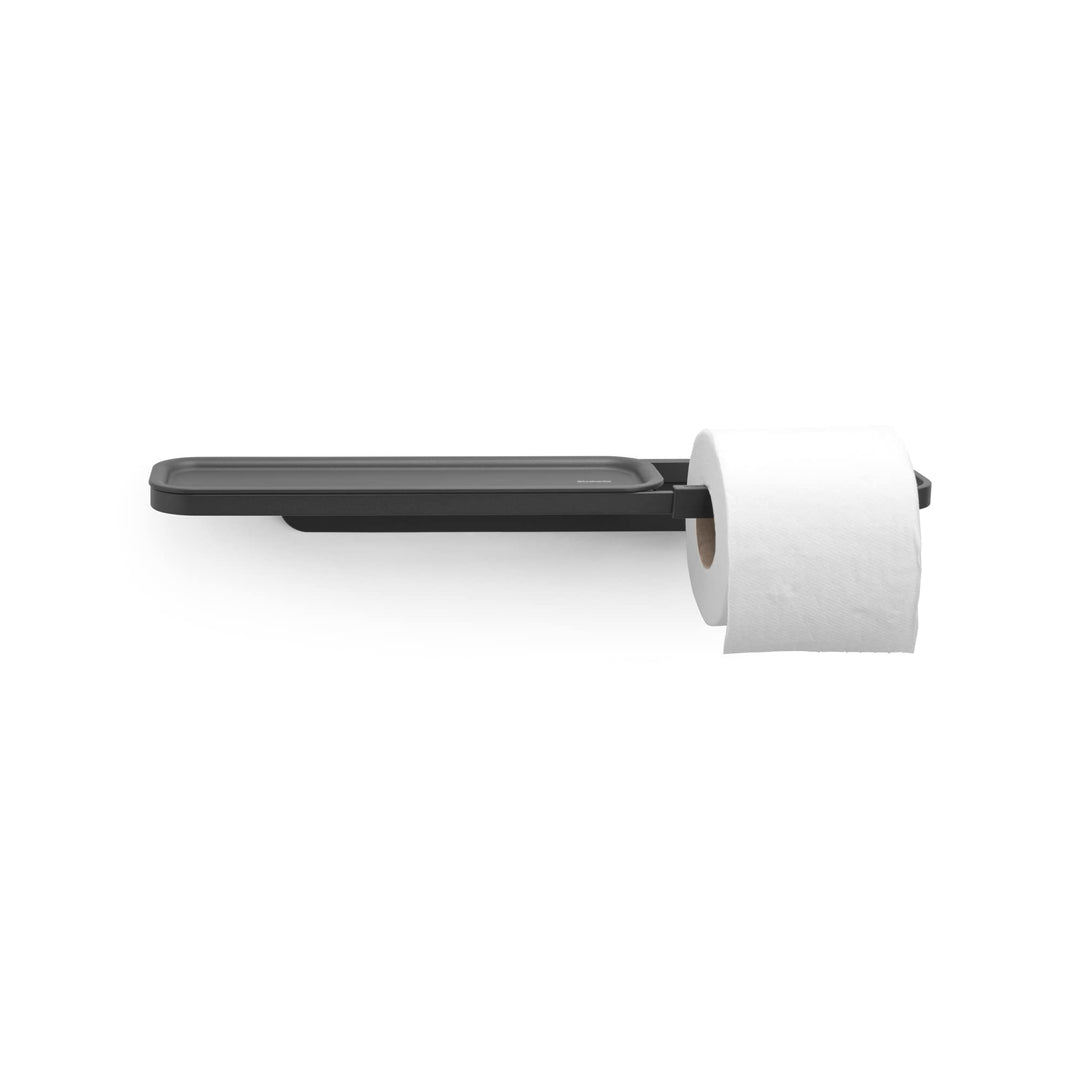 Brabantia - Mindset Toilettenpapierhalter mit Ablage - Für alle Gängigen Rollengrössen - Korrosionsb