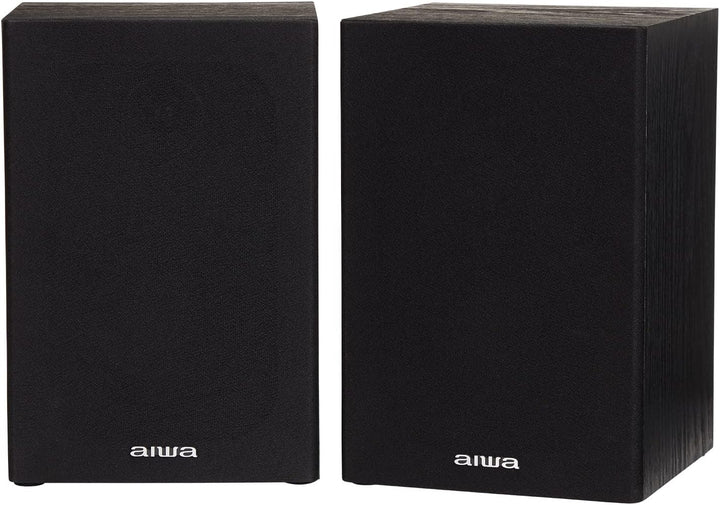 Aiwa MSBTU-300 Micro-HiFi-System mit Bluetooth, CD, USB, FM-Radio, Schwarz