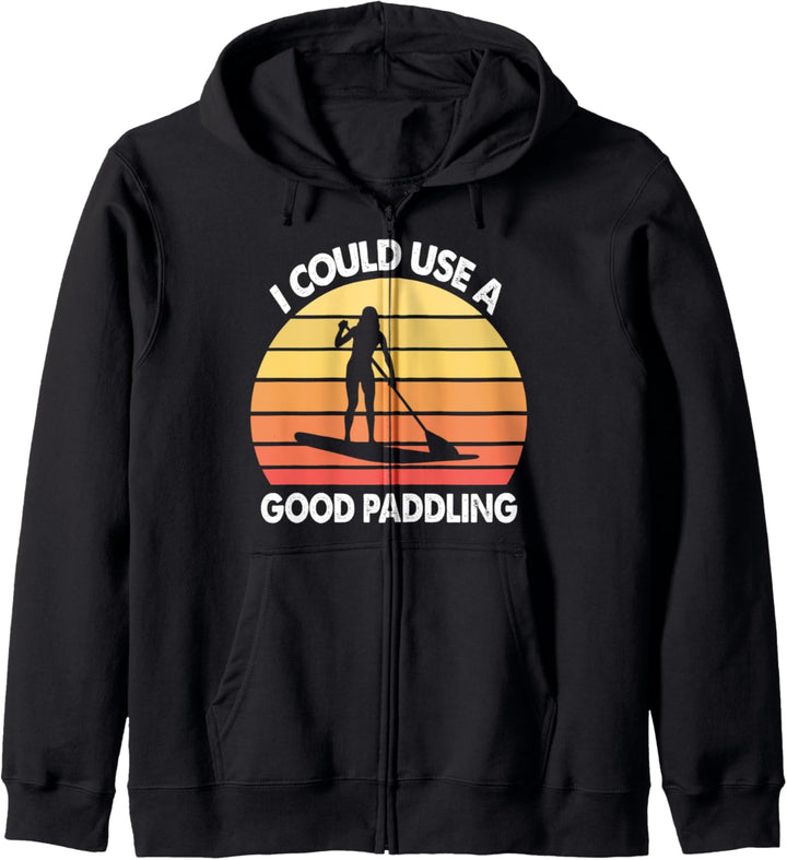 Stand Up Paddle Board Ich könnte ein gutes Paddeln Kapuzenjacke