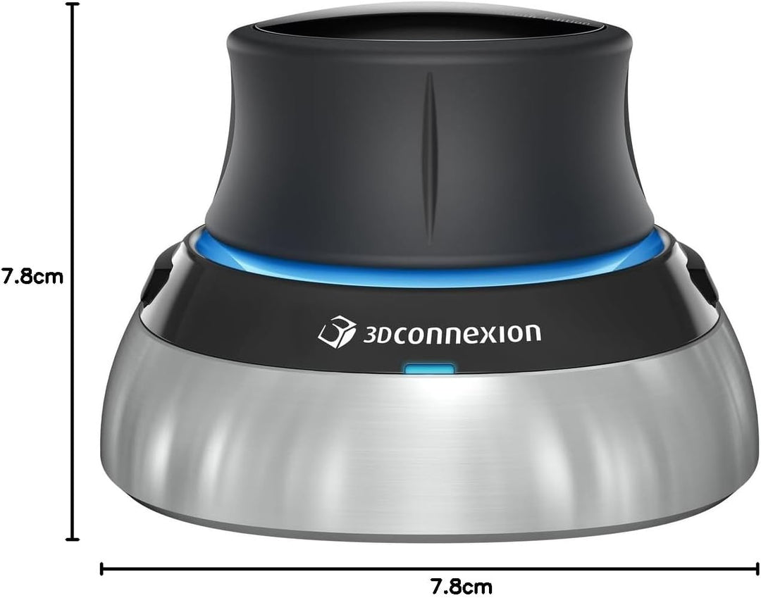 3Dconnexion SpaceMouse Wireless (Bluetooth Edition, 3D-Maus, kabellos, schwarz)