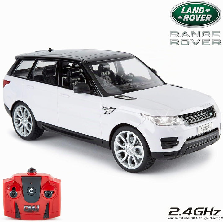 CMJ RC Cars 114GRRW Land Rover Cars Offiziell lizenzierte Fernbedienung Range Sport in 30 cm Grösse