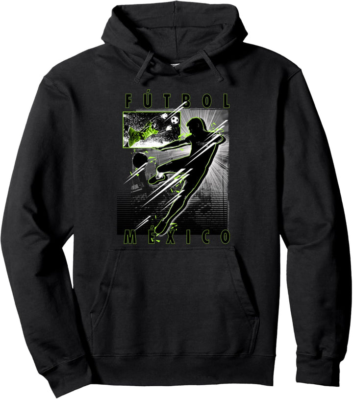 Trendy Mexico Action Futbol Pullover Hoodie