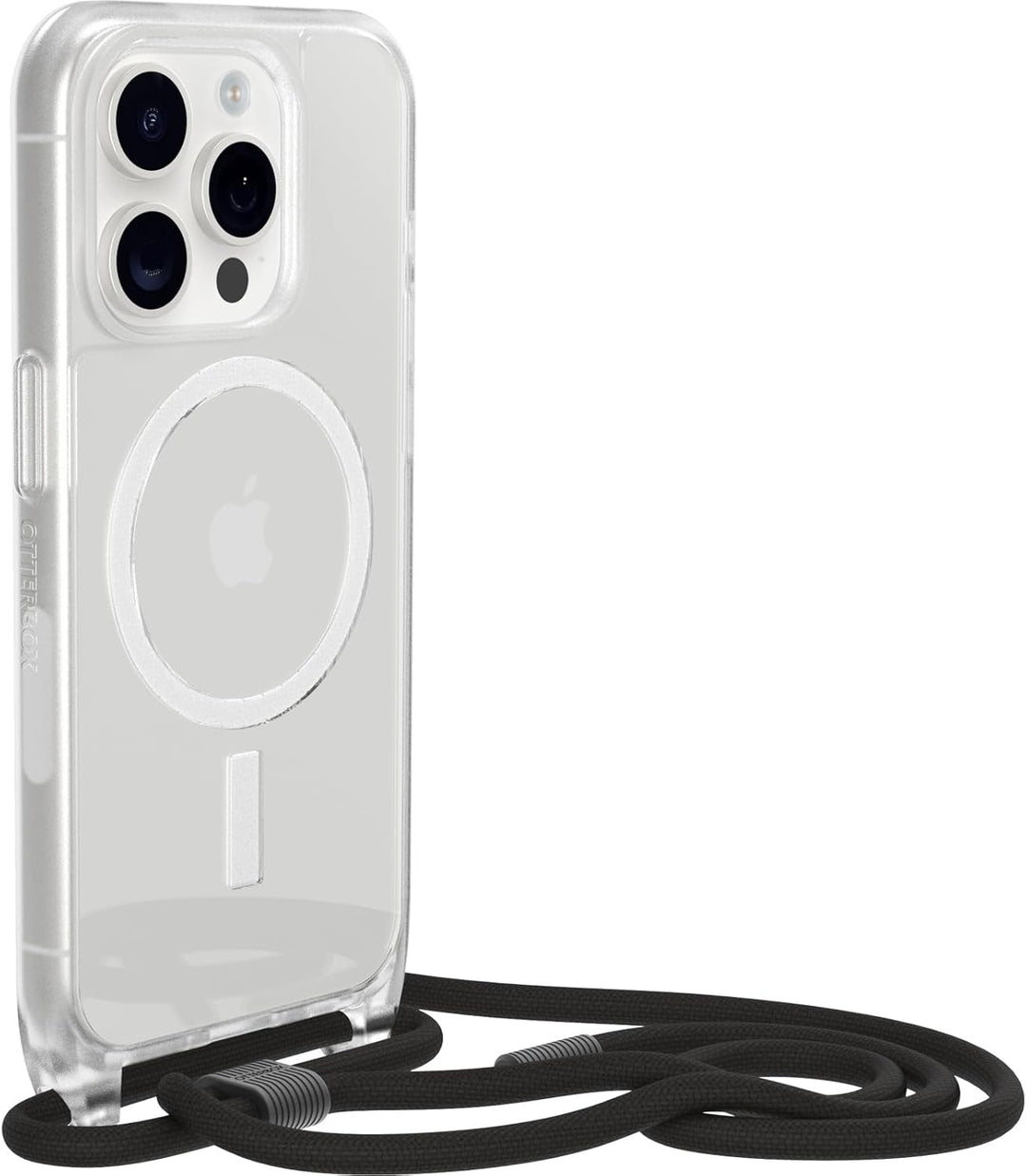 OtterBox React Necklace Hülle mit MagSafe für iPhone 15 Pro, schützende Hülle mit Verstellbarer und