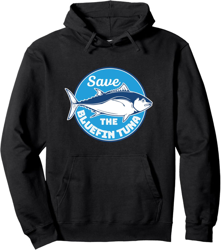 Rettet den Blauflossen-Thunfisch Gefährdetes Tier Tiefsee Gr Pullover Hoodie
