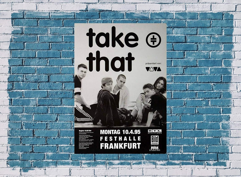 Take That - Nobody Else, Frankfurt 1995 » Konzertplakat/Premium Poster | Live Konzert Veranstaltung