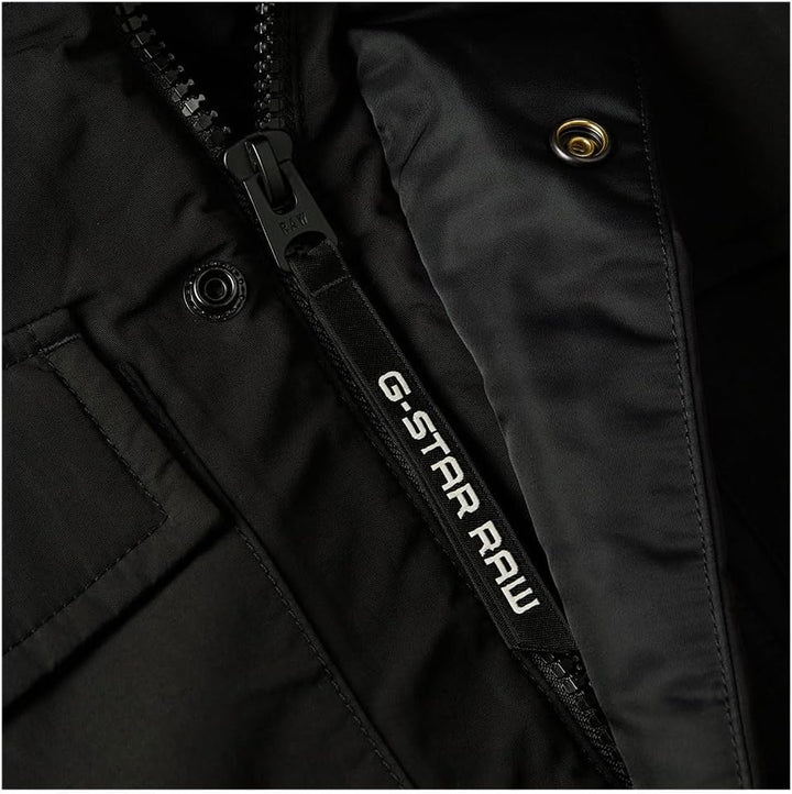 G-STAR Herren Vodan Padded Hooded Parka XS Schwarz (dk black D25381-D419-6484), XS Schwarz (dk black