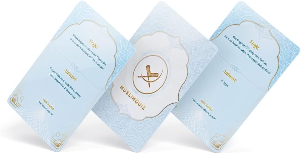 Islamisches Spiel Quizkarten Prophet Muhammed und Islam Geschenk Eid (Teil 2) - Deutsch, Teil 2
