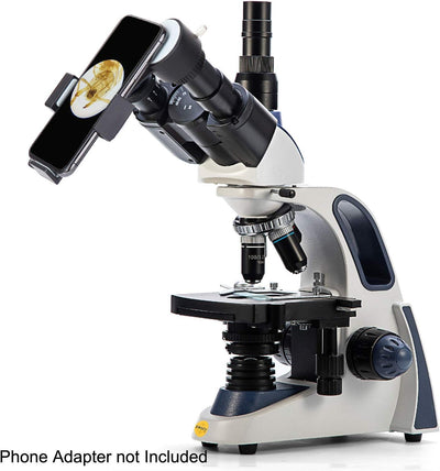 SWIFT SW380T Trinokulares Durchlicht Mikroskop 40X-2500X, Siedentopf Kopf, Labor Compound Mikroskop
