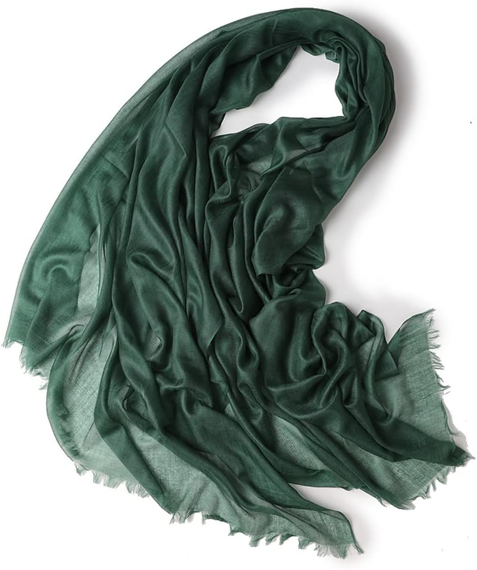 Prettystern Damen 100% Kaschmir feder-leicht Ring Pashmina Schal Abendkleid Stola aus hauch-dünn 200
