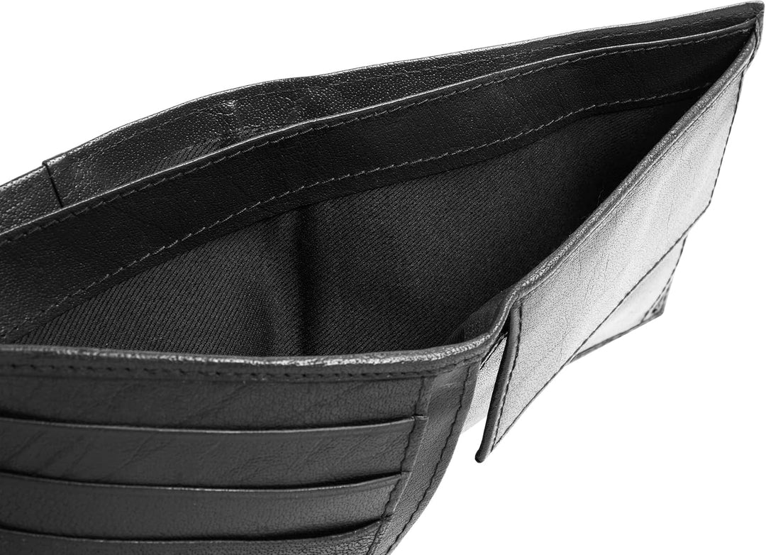 bruno banani Geldbörse Echt Leder Herren - 021335 Schwarz, Schwarz