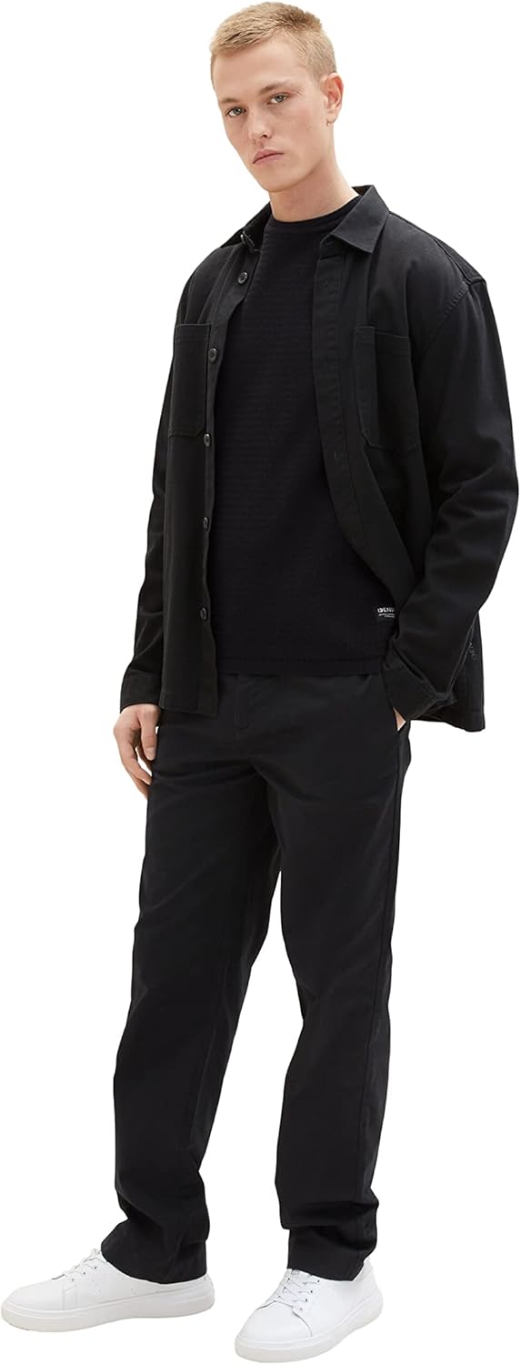 TOM TAILOR Denim Herren Basic Strickpullover XXL 29999 - Black, XXL 29999 - Black