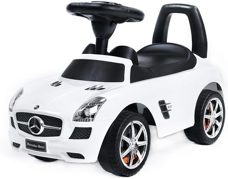 BSD Rutschauto Rutscher Mercedes-Benz Kinder Auto Baby Car mit Sound (Weiss) Weiss, Weiss