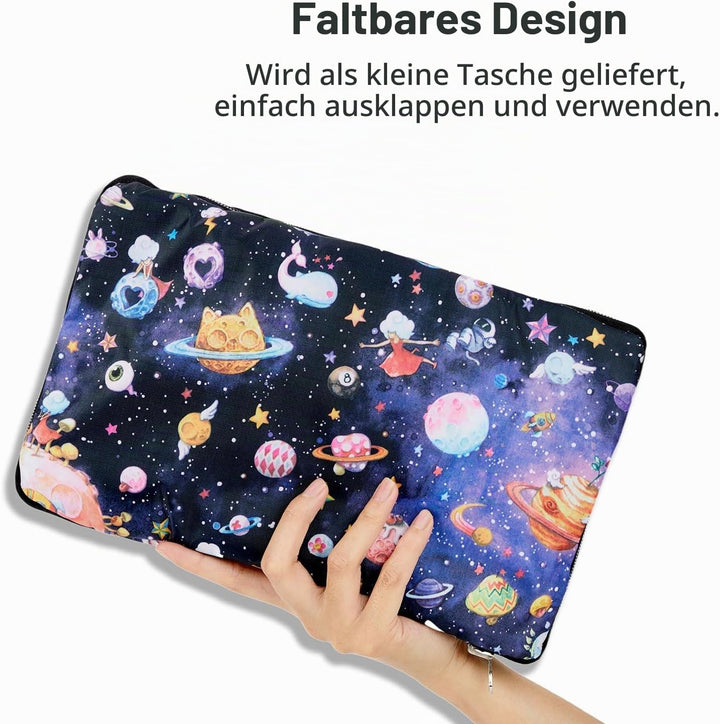Arxus Grosse Faltbare Reisetasche Tragen Sie die Reisetasche am Wochenende über dem Gepäck mit Schul