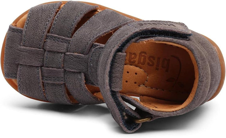 Bisgaard Unisex Kinder Carly Sandal 23 EU Blau, 23 EU Blau