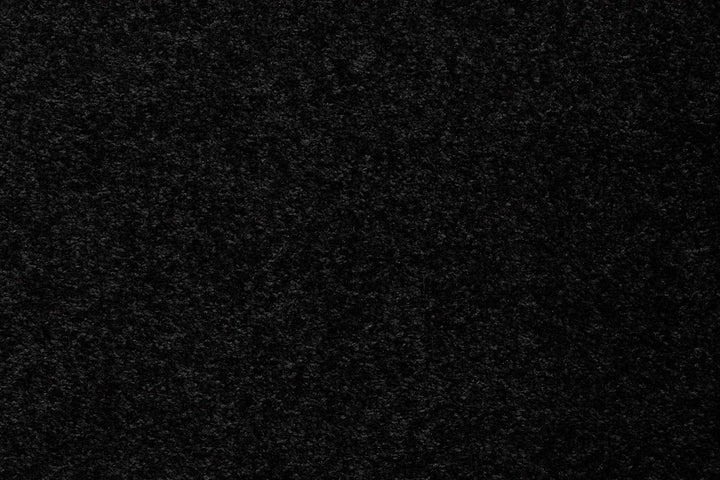Einfarbiger Teppich Trendy für Zimmer, Wohnzimmer, Schlafzimmer, Teppichboden Auslegware, schwarz, V