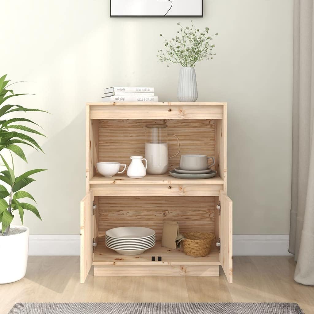 FIRBNUS Aufbewahrungsschrank 60x34x75 cm Bücherschranks Beistellschrank Beistelltisch Badezimmerschr