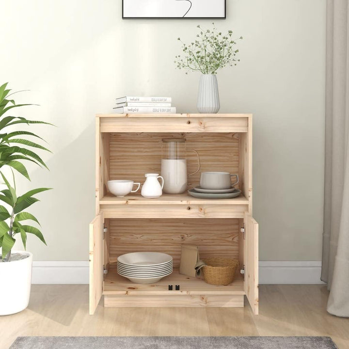 FIRBNUS Aufbewahrungsschrank 60x34x75 cm Bücherschranks Beistellschrank Beistelltisch Badezimmerschr