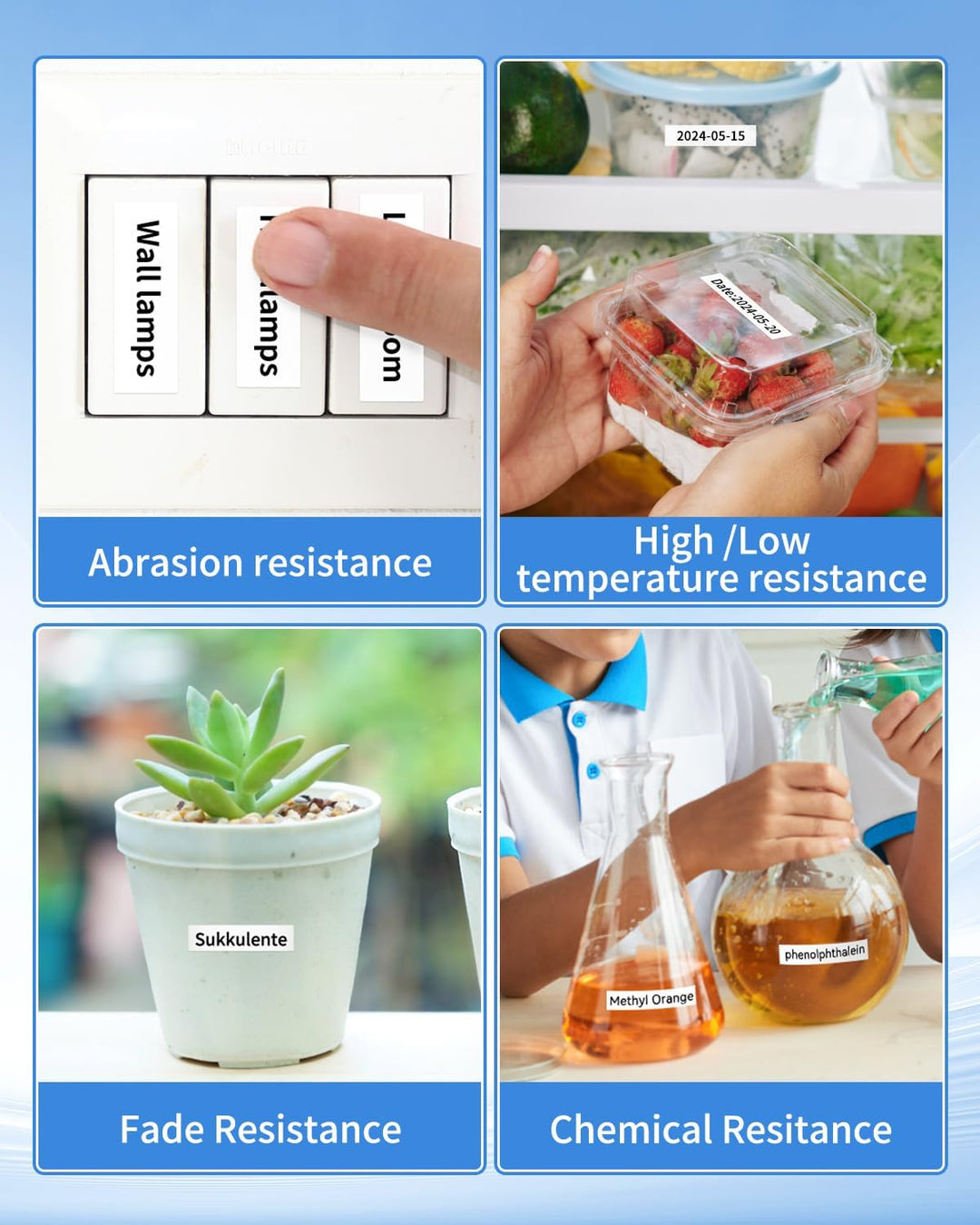 10 x Upwinning kompatibel für Dymo D1 45013 S0720530 Schriftbänder als Ersatz für Dymo Etikettenband