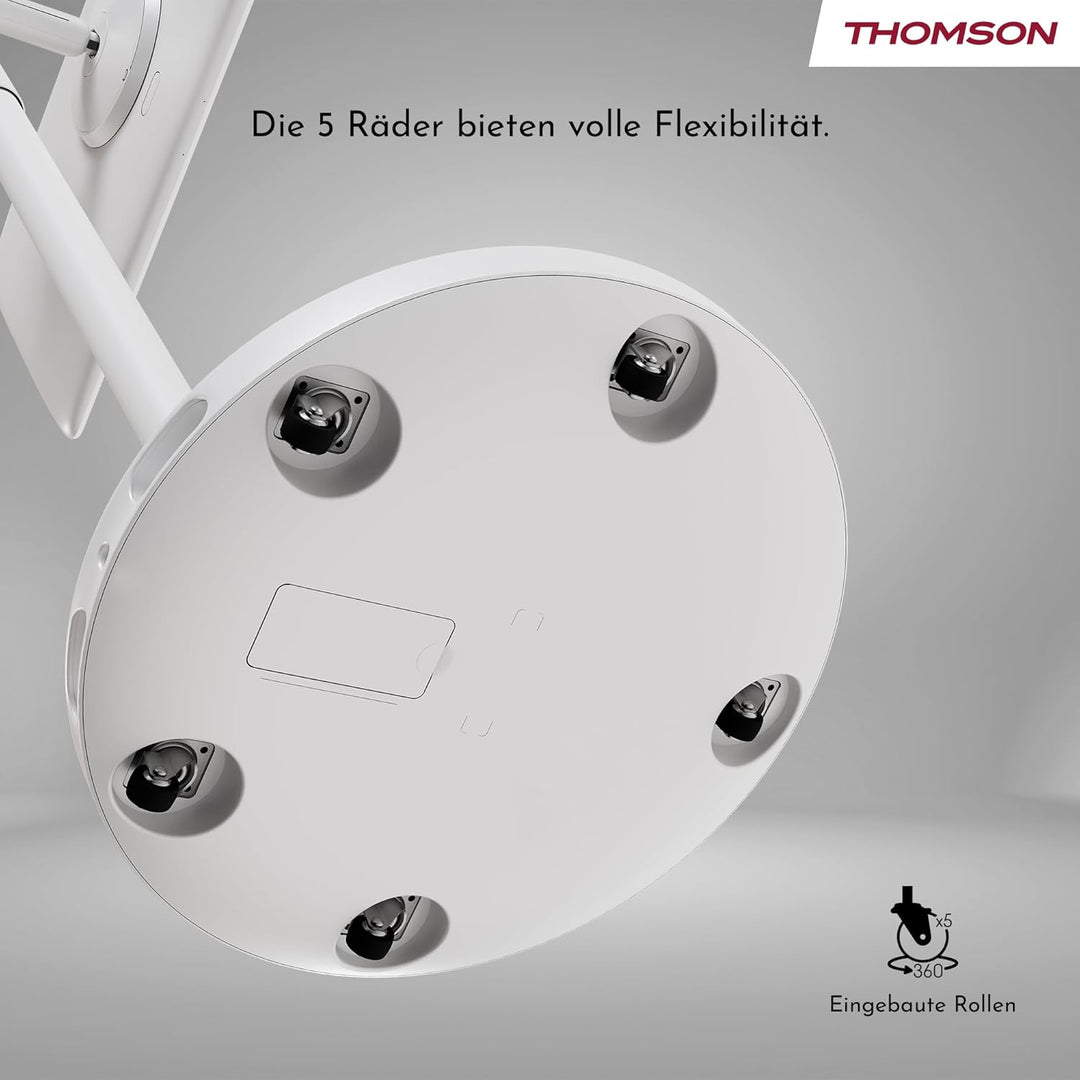 Thomson 27 Zoll (69 cm) Go Plus Pro, Tragbarer Full HD Android Smart TV mit Sprachsteuerung, Touchsc