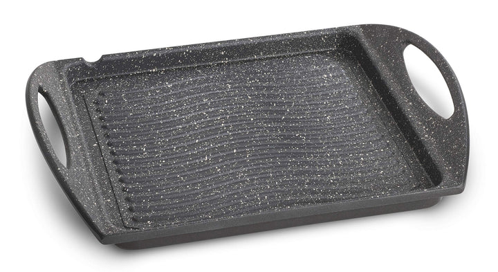 Lagostina Spezielle Antihaft-Platte, Aluminiumdruckguss, Grau, 25 x 25 cm, 25 x 25 cm