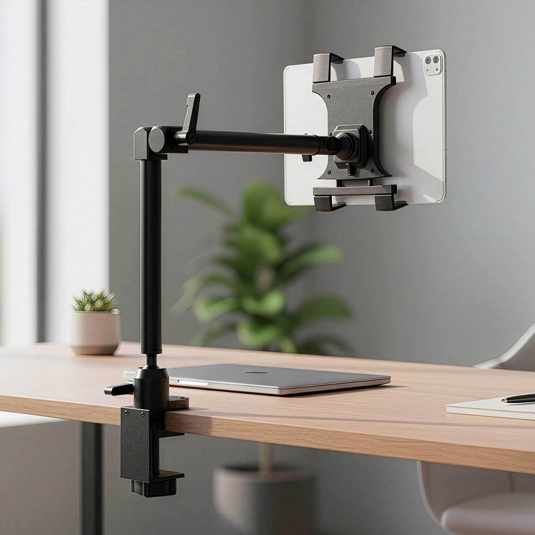 ARKON Robuste Tablet-Halterung für Schreibtisch oder Rollstuhl mit 55,88 cm langem Arm für iPad Air,