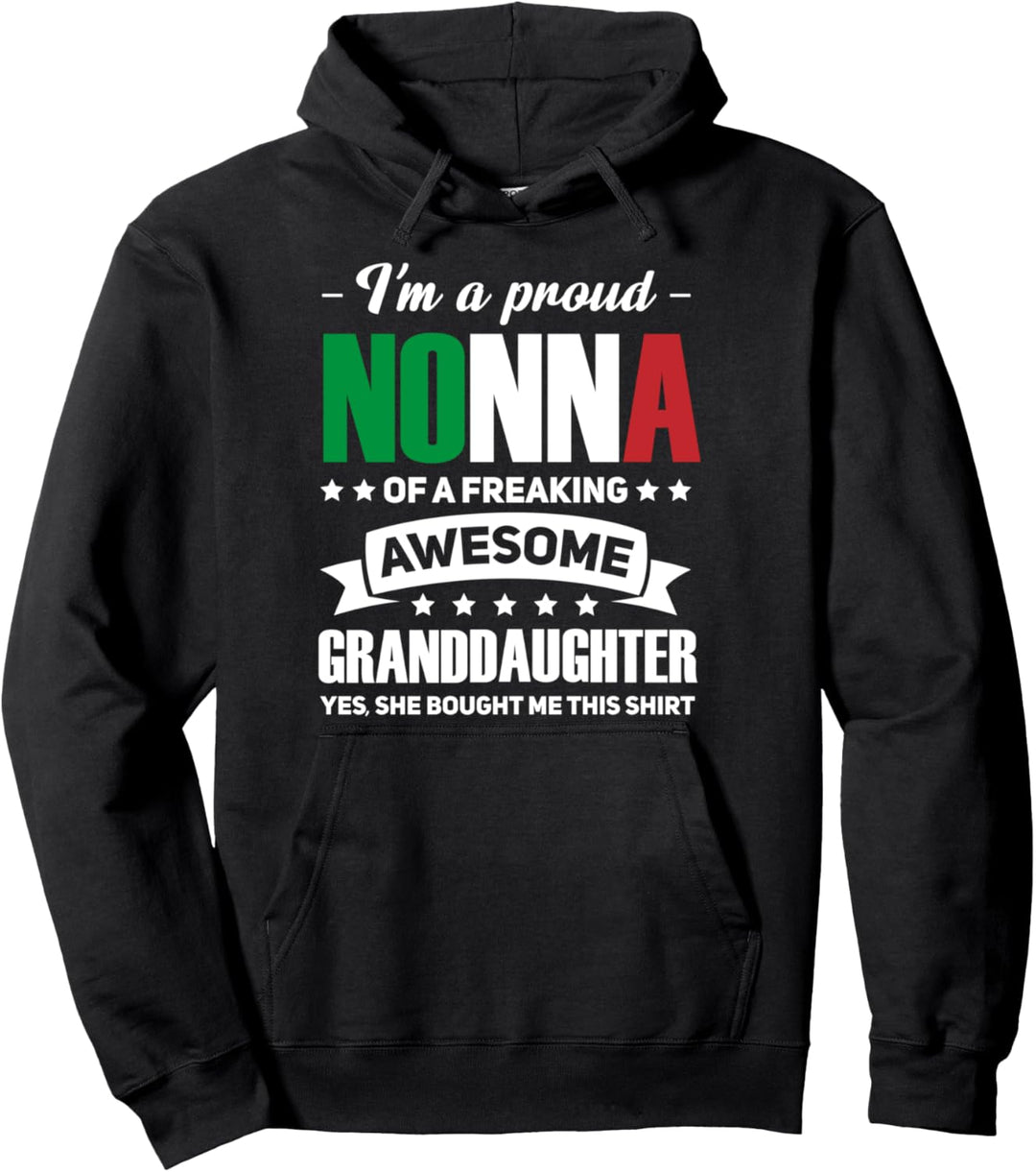 Ich bin ein stolzer Nonna einer Enkelin der Grossmutter Pullover Hoodie