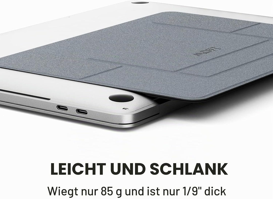 MOFT Laptop Ständer, Faltbarer Laptopständer Notebook Ständer mit 2 einstellbaren Winkeln, Haltung V