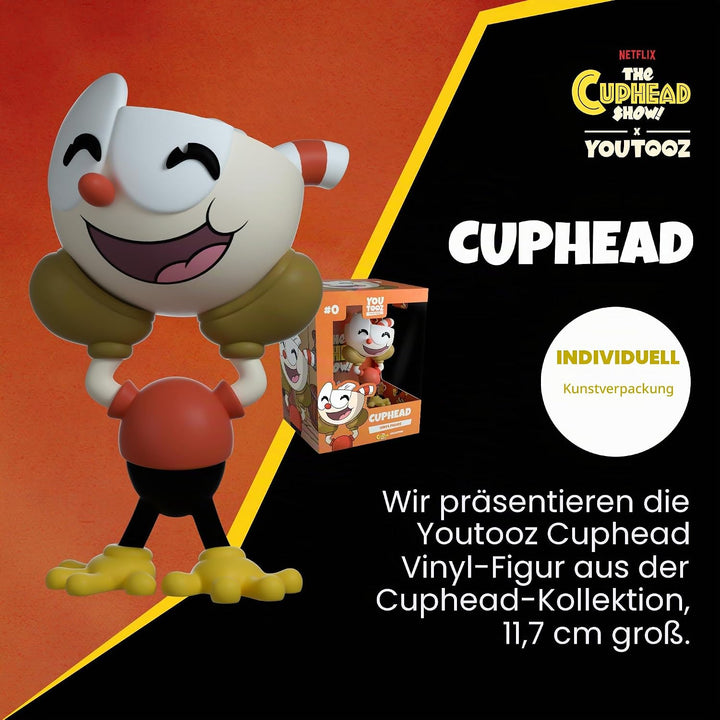 Youtooz Cuphead The Cuphead Show! Edition, 11,7 cm, Vinyl-Figur, Sammelfigur, Cuphead-Figur aus der