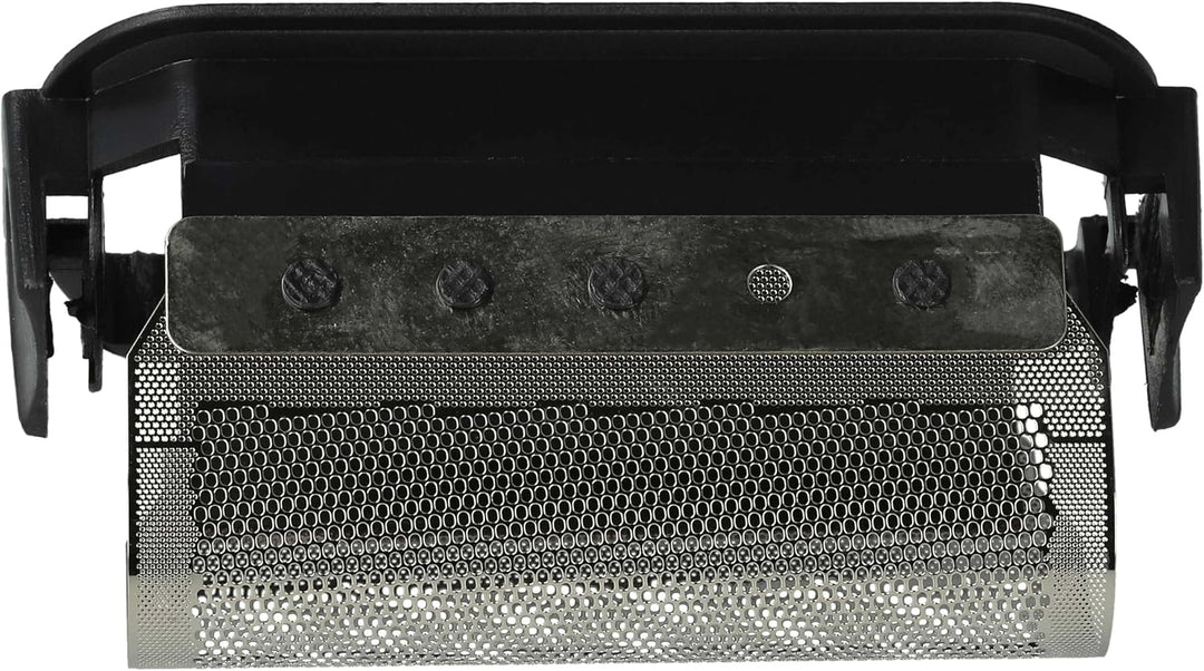 vhbw Scherfolie kompatibel mit Braun Micron 808 Elektrorasierer + Rahmen, schwarz/Silber