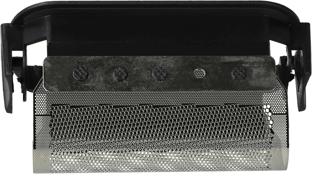 vhbw 2X Scherfolie kompatibel mit Braun Plus, S, SL, 5561, 5563 Elektrorasierer + Rahmen, schwarz/Si