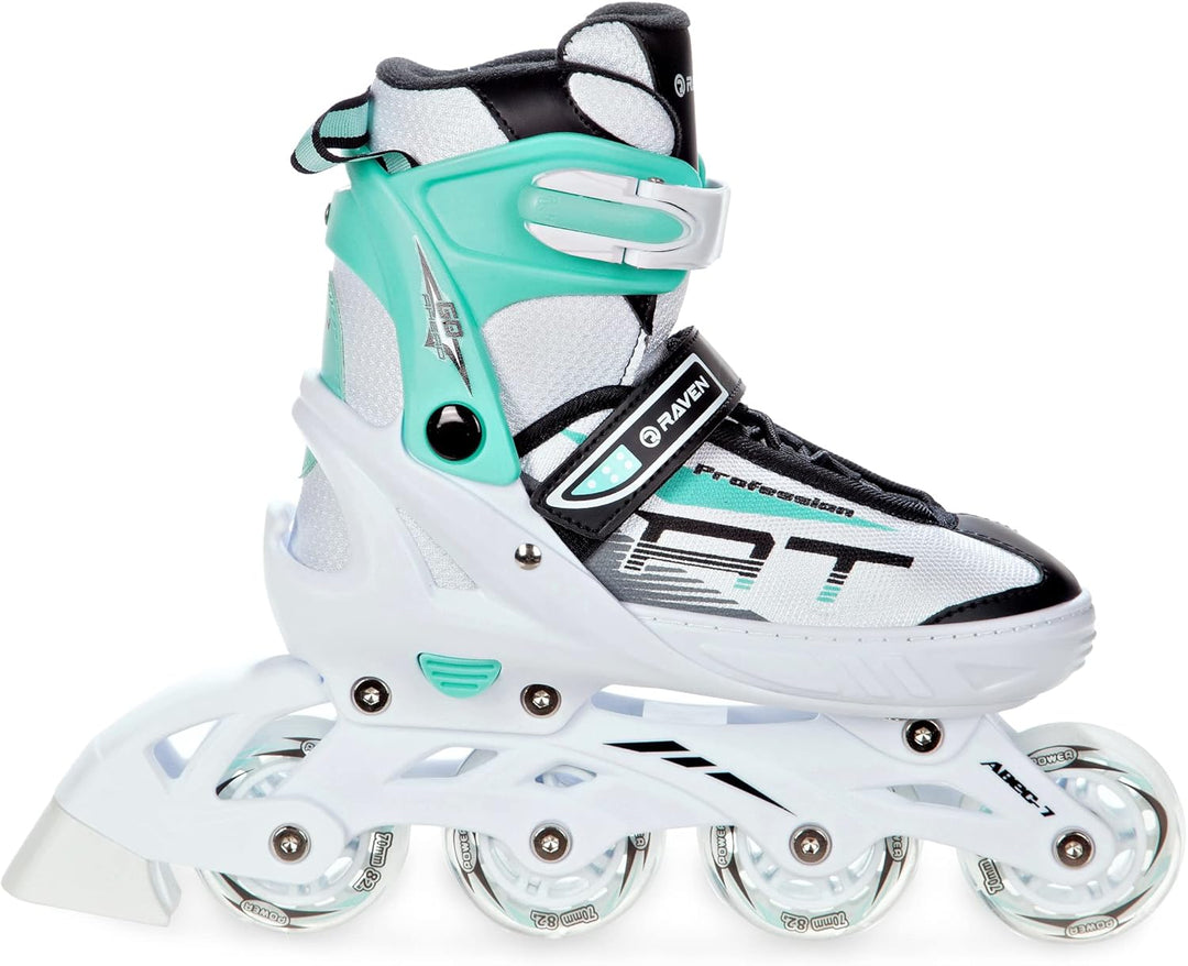 Raven Verstellbare 2in1 Inlineskates-Schlittschuhe Profession - Kugellager Abec7 - SAS - Shock-Absor