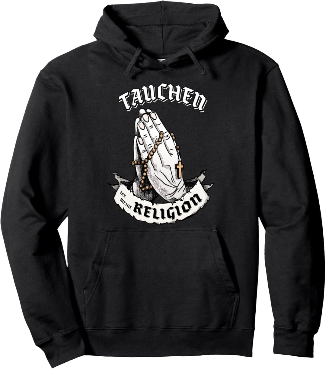 Tauchen ist meine Religion I Lustiges Geschenk Pullover Hoodie