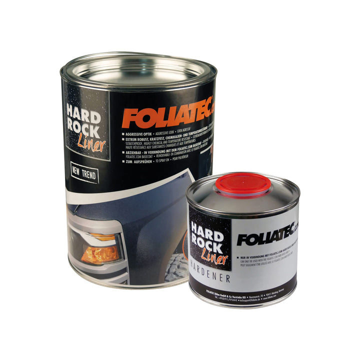 Foliatec Hard Rock Liner, 2K Strukturlack - Removable Set, ablösbare Bedliner-Sprühbeschichtung: aus